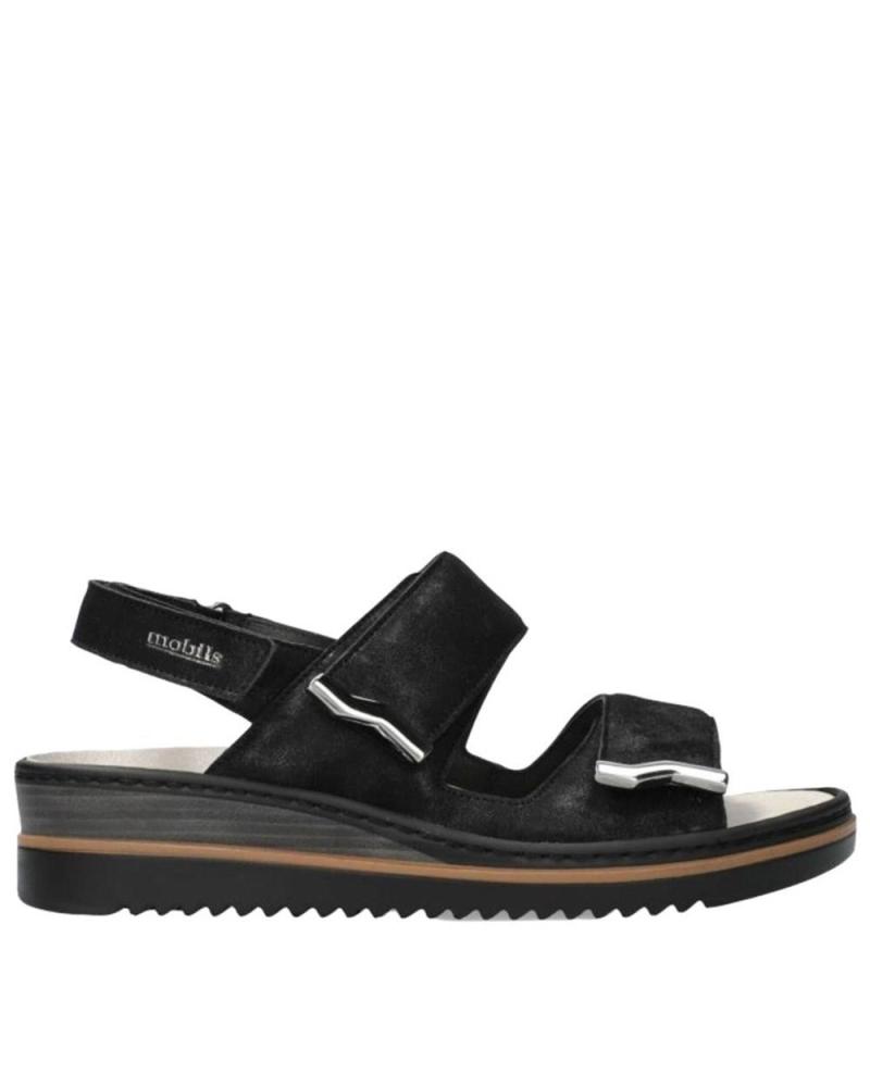Sandales pour Femme mephisto DARCIE NUBUCK NEGRO NEGRO