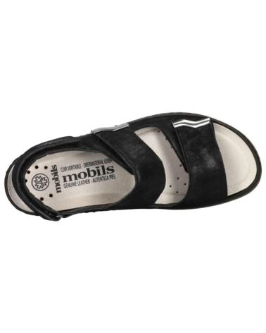 Sandales pour Femme mephisto DARCIE NUBUCK NEGRO NEGRO