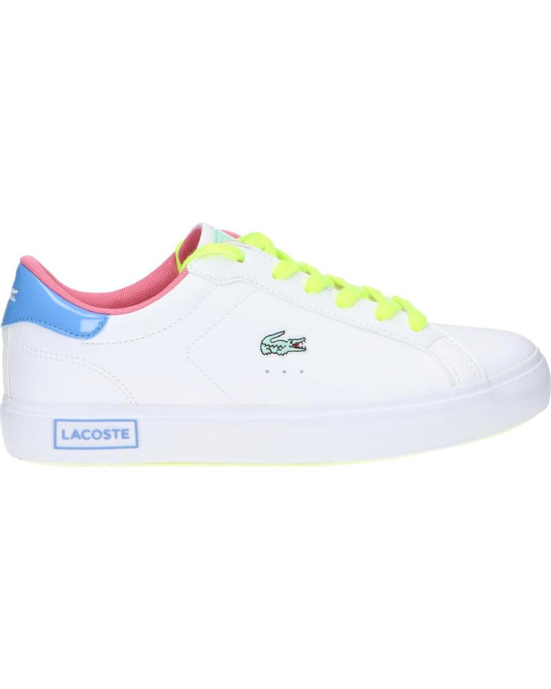 Scarpe sport per Donna LACOSTE ZAPATILLAS POWERCOURT PARA MUJER EN COLOR BLANCO BLANCO