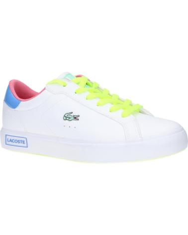 Scarpe sport per Donna LACOSTE ZAPATILLAS POWERCOURT PARA MUJER EN COLOR BLANCO BLANCO
