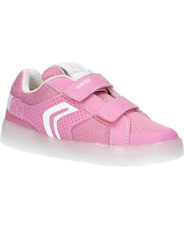 Sportschuhe für Damen und Mädchen GEOX J924HC 0GNBU J KOMMODOR C8241 DK PINK