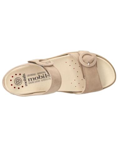 Sandales pour Femme MEPHISTO CLARA MEPHISRO NUBUCK TAUPE