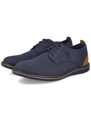 SCARPE STRINGATE L&R SHOES RY-24 DA UOMO - BLU AZUL