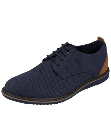 SCARPE STRINGATE L&R SHOES RY-24 DA UOMO - BLU AZUL