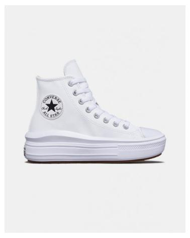 BASKETS CONVERSE PLATEFORME HAUTE A04295C BLANCHES BLANCO