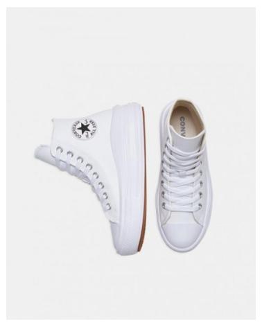 BASKETS CONVERSE PLATEFORME HAUTE A04295C BLANCHES BLANCO