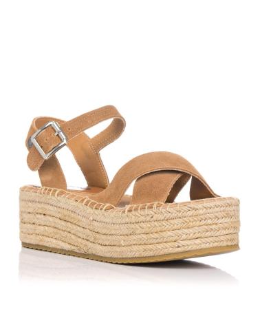 Zapatos de Mujer refresh SANDALIAS PLANAS 170794 CAMEL BEIGE