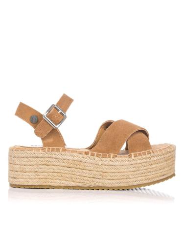Zapatos de Mujer refresh SANDALIAS PLANAS 170794 CAMEL BEIGE