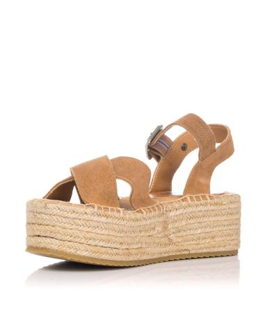 Zapatos de Mujer refresh SANDALIAS PLANAS 170794 CAMEL BEIGE