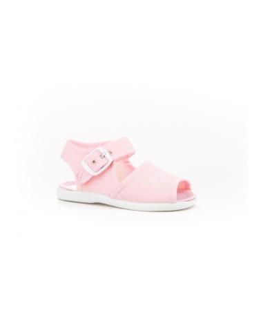 ANGELITOS SANDALIA LONA 116 ROSA