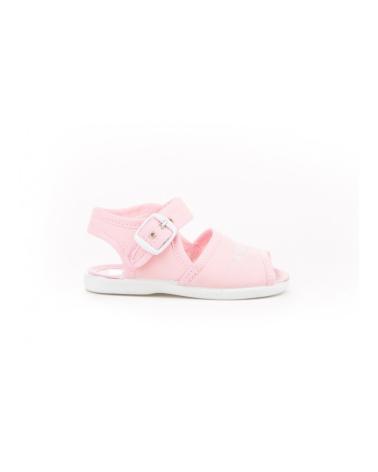 ANGELITOS SANDALIA LONA 116 ROSA