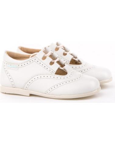 Schuhe für Mädchen und Junge ANGELITOS INGLESITA PIEL 504 BEIGE