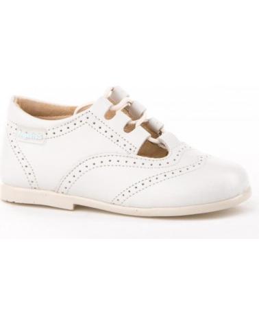 Schuhe für Mädchen und Junge ANGELITOS INGLESITA PIEL 504 BEIGE