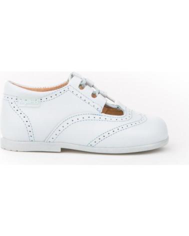girl and boy shoes ANGELITOS INGLESITA PIEL 504 CELESTE