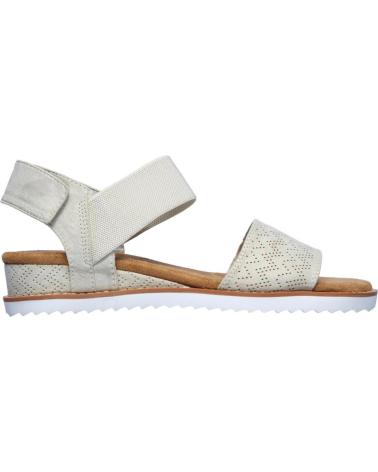 Scarpe con Zeppa per Donna skechers CUã±AS 31440 BEIG BEIGE