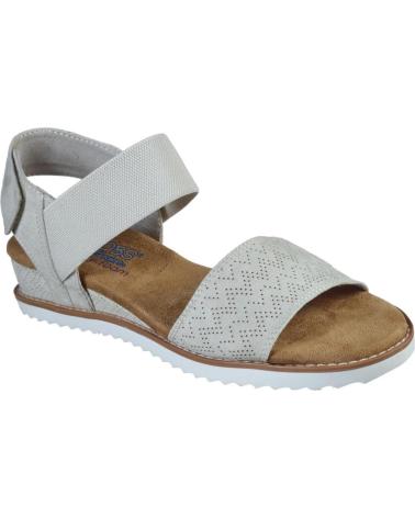 Scarpe con Zeppa per Donna skechers CUã±AS 31440 BEIG BEIGE