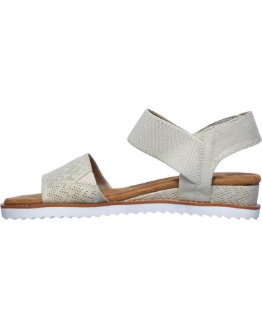 Scarpe con Zeppa per Donna skechers CUã±AS 31440 BEIG BEIGE