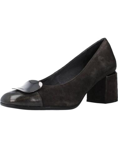 Woman Zapatos de tacón STONEFLY BRIDGET 2 PATENT-GOAT SUEDE GRIS