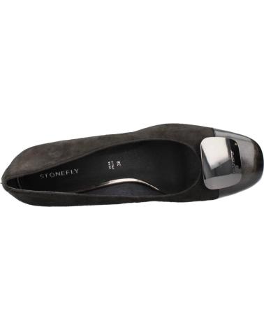 Woman Zapatos de tacón STONEFLY BRIDGET 2 PATENT-GOAT SUEDE GRIS