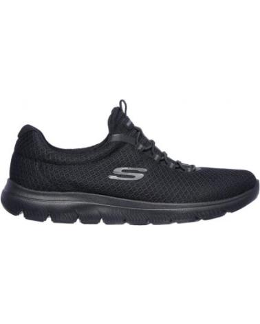 SKECHERS ZAPATILLA MUJER 12985 NEGRO