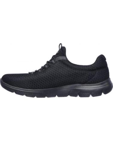 SKECHERS ZAPATILLA MUJER 12985 NEGRO