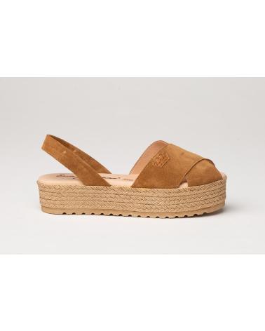 Sandalias-De-Mujer--IBICENCA-ANTE-CRUZ-GEL-MEMORY-FOAM-1257-CUERO
