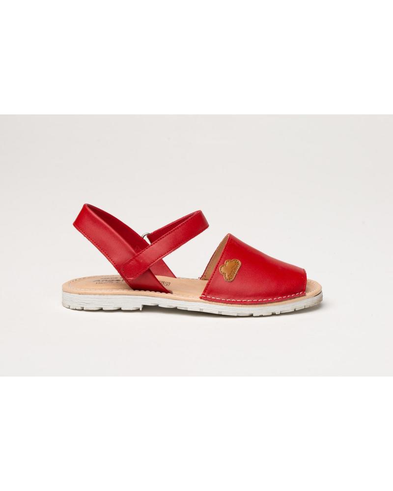  per Bambina e Bambino  ABARCA PIEL 220 2 ROJO
