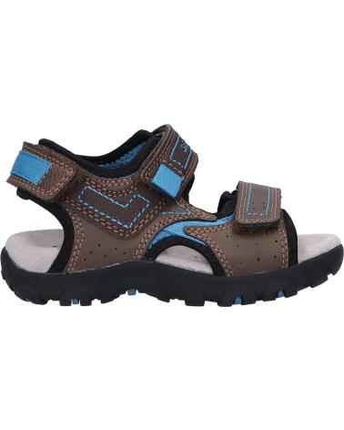 Sandálias de Menina e Menino GEOX J0224A 0MECE J S STRADA C6402 BROWN
