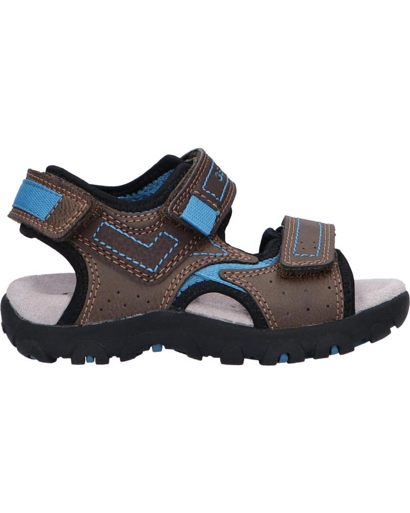 Sandalen für Mädchen und Junge GEOX J0224A 0MECE J S STRADA C6402 BROWN