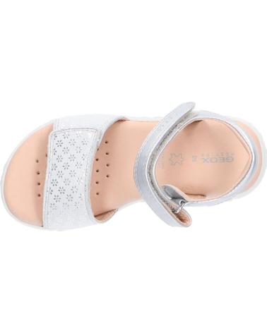 girl Sandals GEOX J028ZA 007NF J S HAITI C1007 SILVER