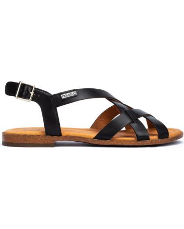 Sapatos de Mulher pikolinos SANDALIA PLANA ALGAR W0X NEGRO NEGRO