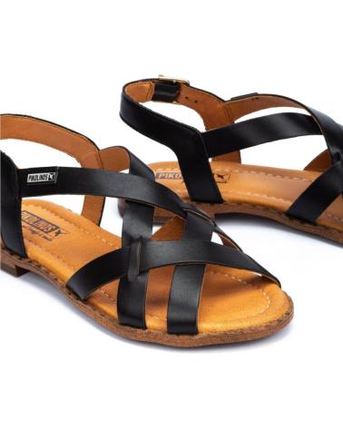 Sapatos de Mulher pikolinos SANDALIA PLANA ALGAR W0X NEGRO NEGRO