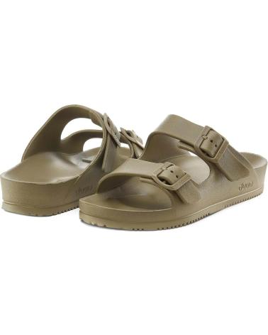 DUUO CHANCLAS EN COLOR VERDE