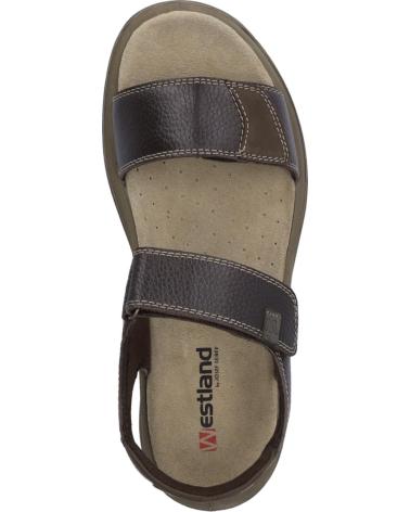 Sandalias de Hombre WESTLAND ALSACE-02 PIEL MARRON 