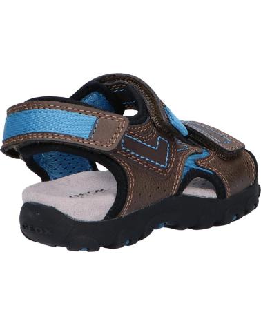 Sandalen für Mädchen und Junge GEOX J0224A 0MECE J S STRADA C6402 BROWN