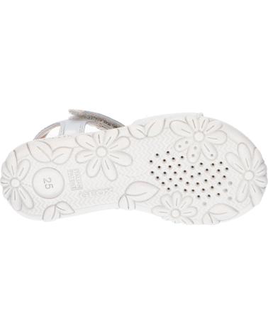 girl Sandals GEOX J028ZA 007NF J S HAITI C1007 SILVER