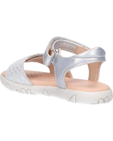 girl Sandals GEOX J028ZA 007NF J S HAITI C1007 SILVER