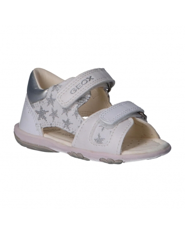 Sandálias de Menina GEOX B0238A 01002 B NICELY C0007 WHITE