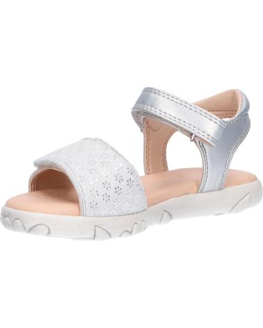 girl Sandals GEOX J028ZA 007NF J S HAITI C1007 SILVER