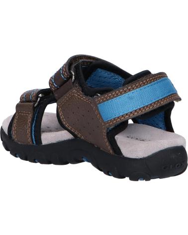 Sandalen für Mädchen und Junge GEOX J0224A 0MECE J S STRADA C6402 BROWN