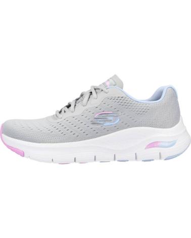 Sneaker für Damen und Mädchen SKECHERS 149722-GYMT ARCH FIT INFINITY COOL GREY-PINK