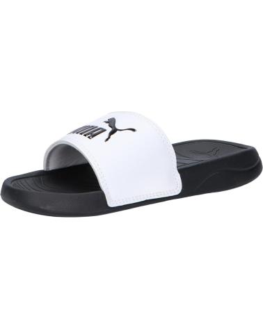Chanclas de Niña y Niño PUMA 372313 POPCAT 02 WHITE