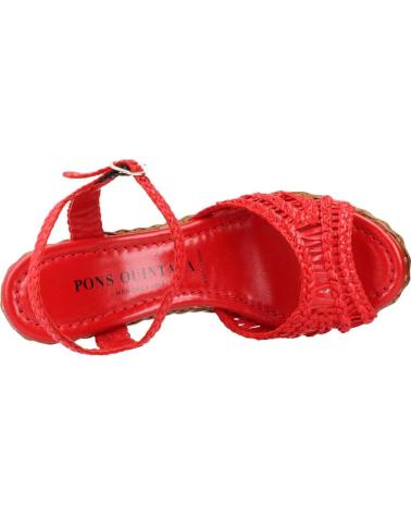Sandalias de Mujer PONS QUINTANA 10425 000 ROJO