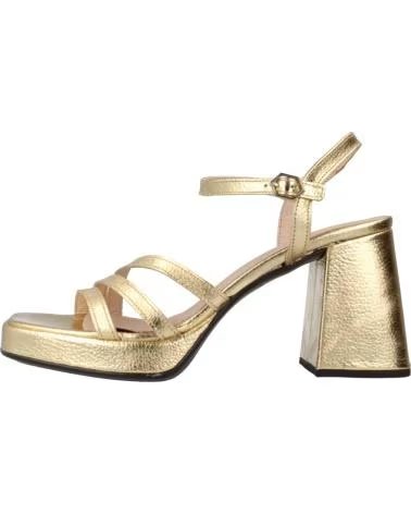 Sandalias de Mujer WONDERS SANDALIAS DORADAS PIEL TACON GLOW-GOLD