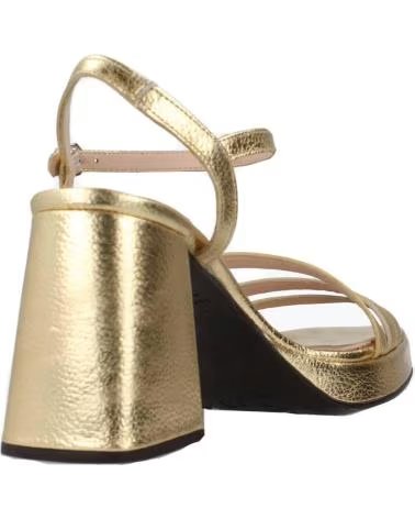 Sandalias de Mujer WONDERS SANDALIAS DORADAS PIEL TACON GLOW-GOLD