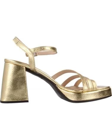 Sandalias de Mujer WONDERS SANDALIAS DORADAS PIEL TACON GLOW-GOLD