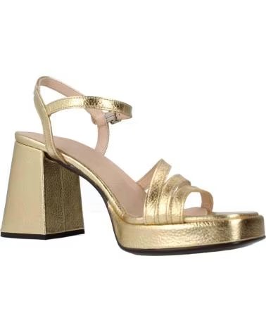 Sandalias de Mujer WONDERS SANDALIAS DORADAS PIEL TACON GLOW-GOLD
