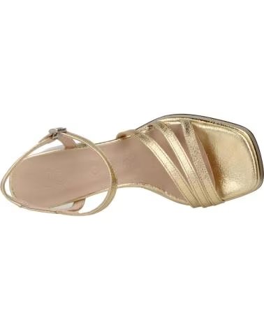 Sandalias de Mujer WONDERS SANDALIAS DORADAS PIEL TACON GLOW-GOLD