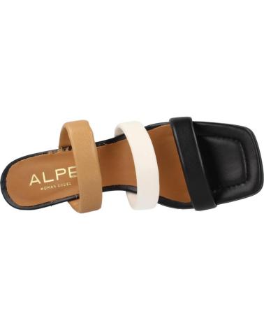 Sandalias de Mujer alpe 2584 17 NEGRO