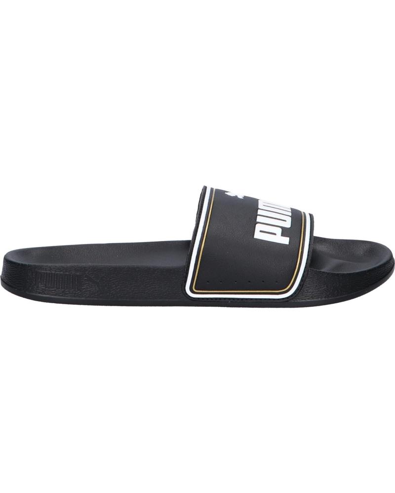 CHANCLAS PUMA LEADCAT 01 NEGRAS 372276-01 01 BLACK